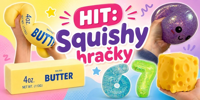 Squishy mačkací hračky